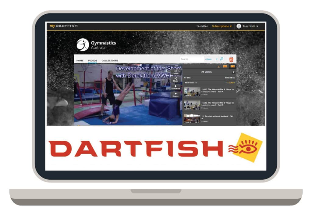 Gymnastique Australie - Dartfish tv